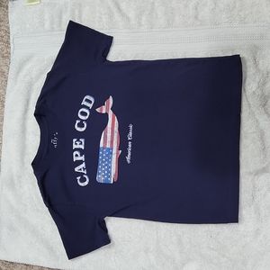 NWOT! XS Cape Cod  Boys Navy Short Sleeve Tee